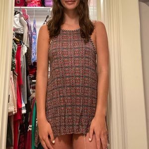 Sun & Shadow Printed Tank Top